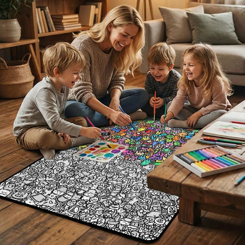 Washable Coloring Art Blanket