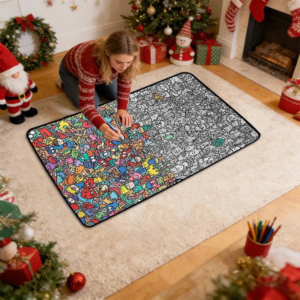 Washable Coloring Art Blanket