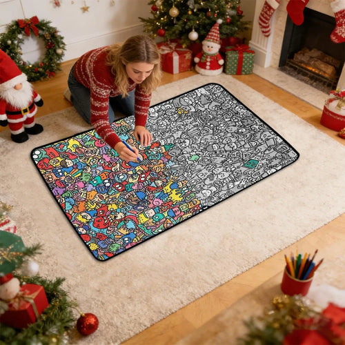 Washable Coloring Art Blanket