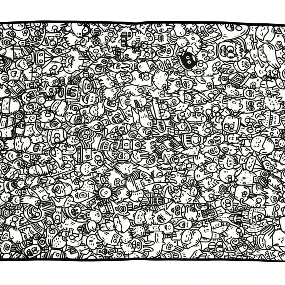 Washable Coloring Art Blanket